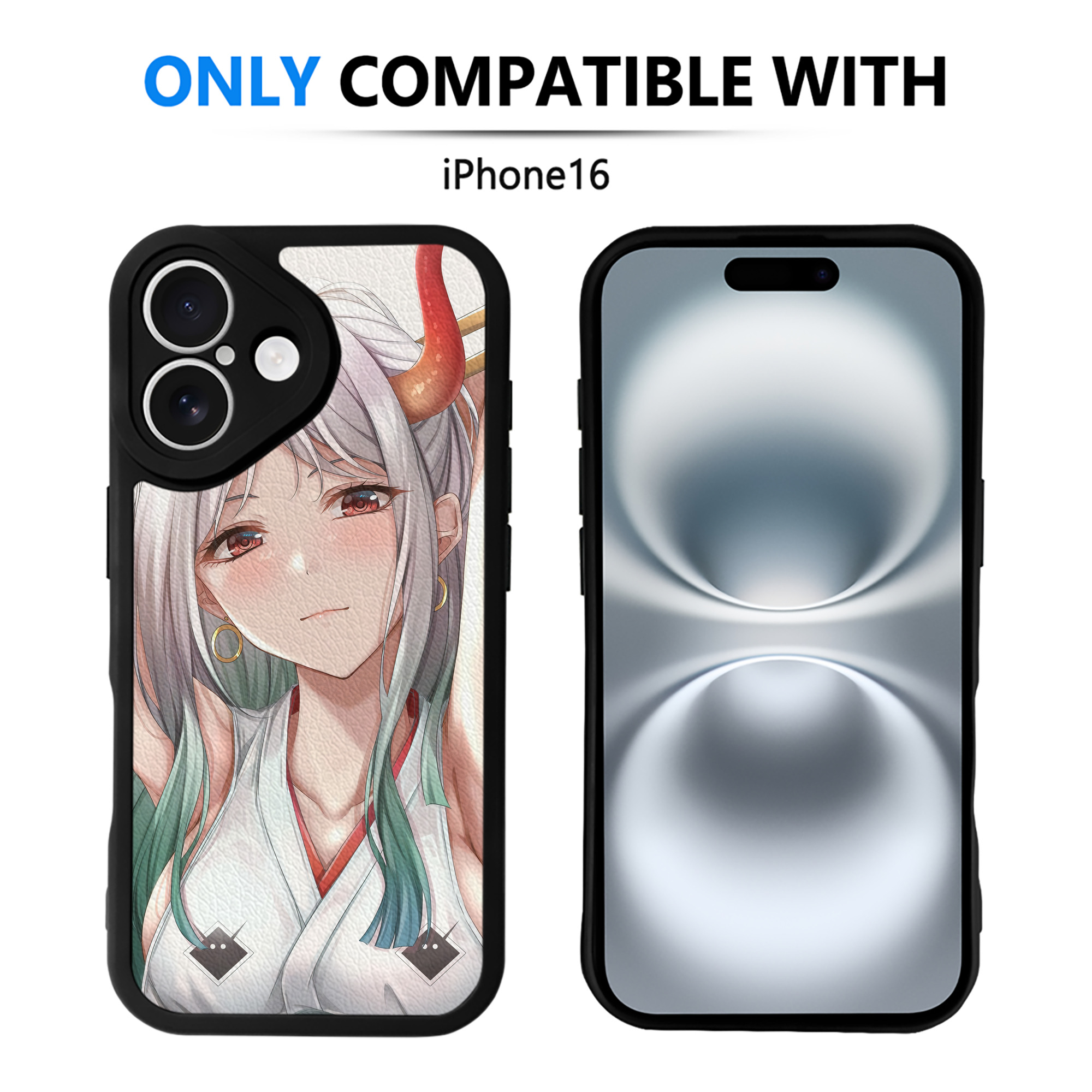 （画像用） ワンピース ONE PIECE 【iPhone 16シリーズ対応】シリコンスマホケース（レザー調） 材質：シリコン